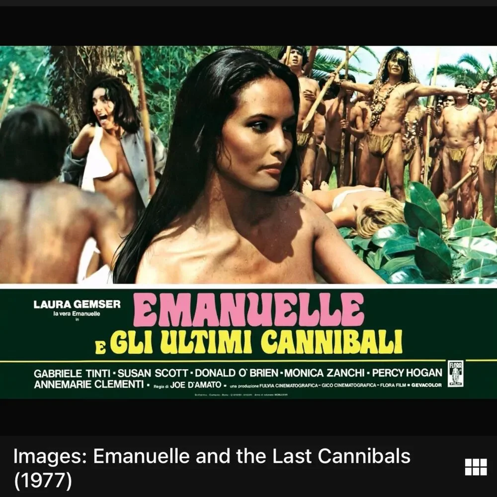 RARE Vintage Emanuelle and the Last Cannibals Exploitation Movie Shirt - Picture 8 of 9